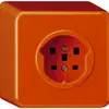 Presa AP basico T25 arancione con morsetti a vite 
