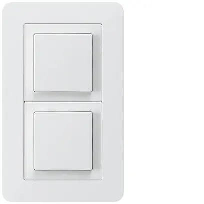 Combinaison ENC kallysto.trend grd.I-I verticale poussoir+interr.S3 blanc 