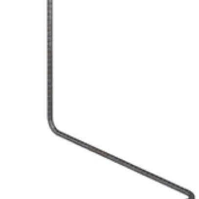 Supporto per tubi ELBRO con gancio 180° ferro Ø8mm 300×300×300mm 380g 25 pezzi 