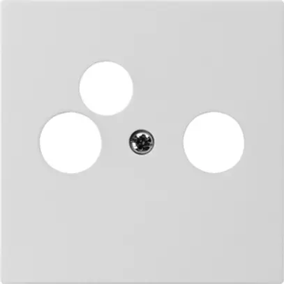 Placca frontale kallysto beige per R/TV-NET 60×60mm 