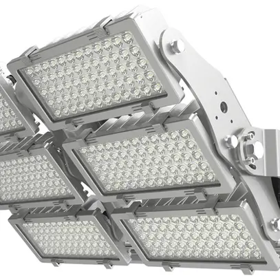 Proiettore LED DOTLUX HLFplus 1200W 163000lm 840 IP66 60° 1…10V argento 