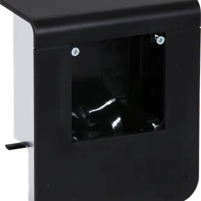 Support d'appareil Hager pour SL20055 vide, noir 