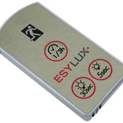 Télécommande ESYLUX MOBIL-SLi pour SLA/SLC/SLD, 56×29×7mm 