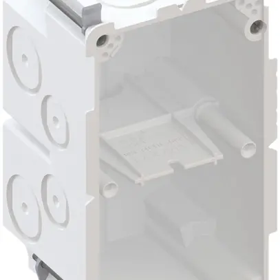 Boîte pour paroi creuse AGRO 2×1 850°C avec pattes, M20/25, blanc 