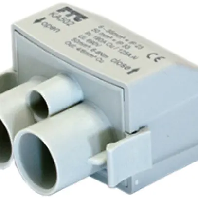 Borne d'alimentation LPDB 2×6…50 mm²/1×2.5…10 mm² gris 