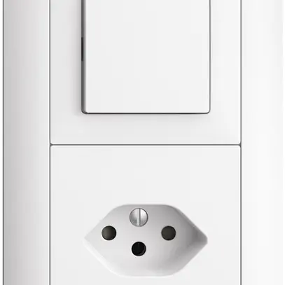 UP-Kombination EDIZIOdue 2×1 3/1L +T13 weiss 