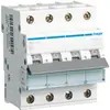 Disgiuntore Hager MCB 4P 415V tipo C 10A Icn 6kA 4UM 