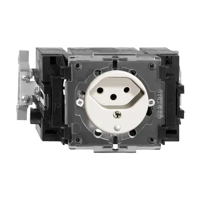 Presa INS FH T13 bianco 49…69(53mm) Snap con LED verde 