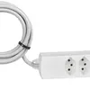 Steckdosenleiste Legrand, 4×T13, mit 2m Zuleitung, ohne Kinderschutz, weiss 