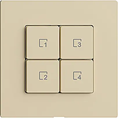 Poussoir scène 4 scènes/4T Edue Wiser vanille 