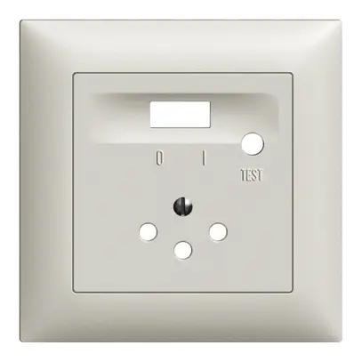 Kit frontale EDIZIOdue grigio chiaro 88×88mm T12 FI 