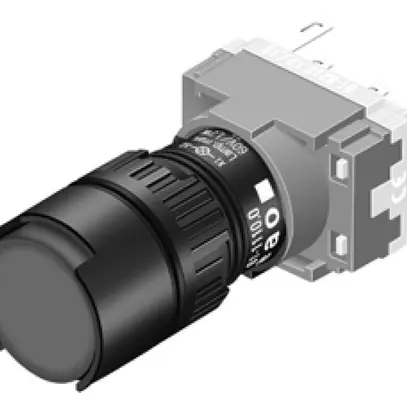 Leuchtdrucktastervorsatz EAO61 flach Ø25mm Ø22.3mm IP65 