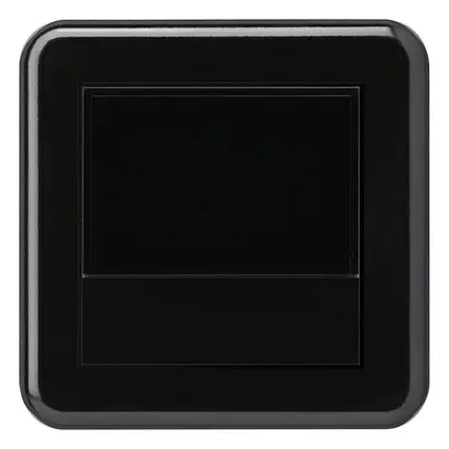 Termostato ambiente INC Hager basico C KNX nero 