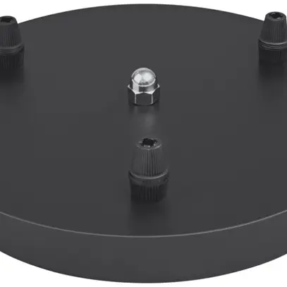 Baldaquin CANOPY pour 3×luminaire suspendu Ed. 1906 PenduLum, noir 