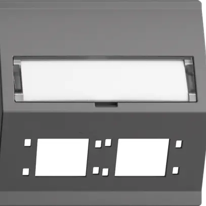 Kit montage INC EDIZIOdue F sortie oblique 2×R&M cat.6A/LC spécial, grf 