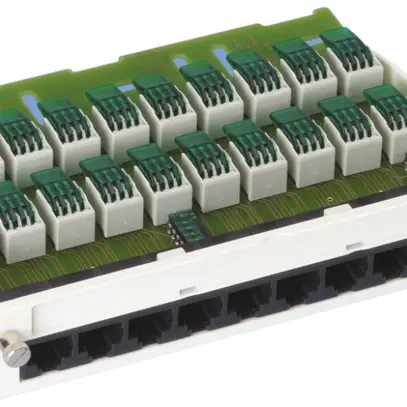 Module de raccordement 10×RJ45/u voice cat.3, AWG24…22, R&Mfreenet 