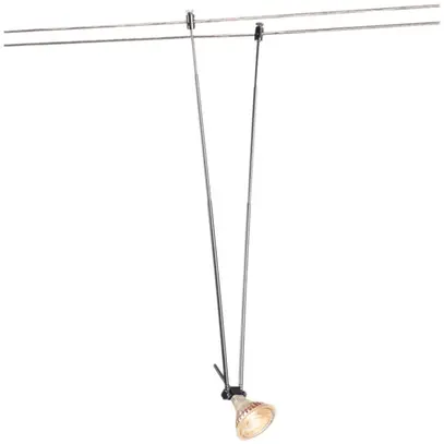 Projecteur SLV TELESKOP pour TENSEO, GX5.3 20W IP20 chromé 