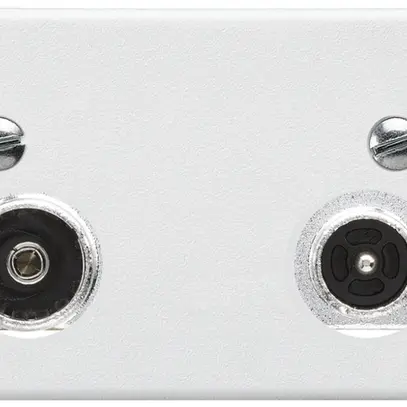 Prise d'antenne FLF Hager R-TV 14dB 2GHz blanc 