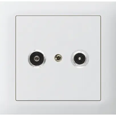 EB-Antennendose kallysto R-TV Bauart T mit EB-Dose G3 14dB 2GHz weiss 