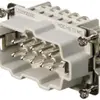 Inserto maschio Weidmüller HDC HE 500V 16A 10L a vite grd.4 