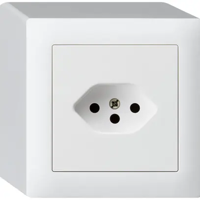 Presa AP kallysto T13 bianco con protezione bambini 