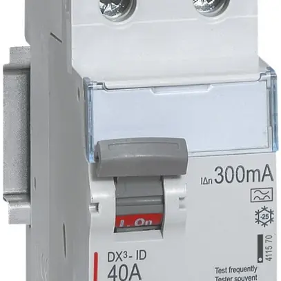 Interrupteur différentiel Legrand DX3standard 2P 230V 63A 0.3A type A 2UM 