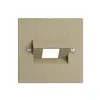 Plaque frontale 1×RJ45 ITplus EDIZIOdue sand 