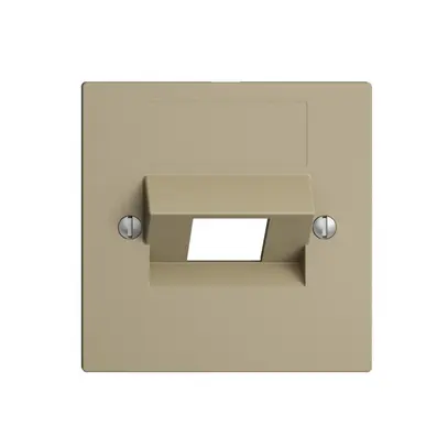 Placca frontale 1×RJ45 ITplus EDIZIOdue sand 