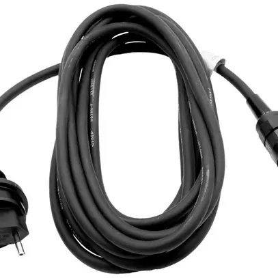 Cavo di raccordo gomma 10A 240V 2×1mm² tipo 11 presa a 2 poli 5m ne 