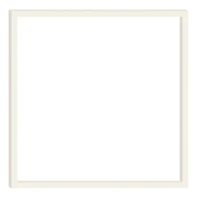 Telaio complementare EDIZIOdue prestige 1×1 bianco 