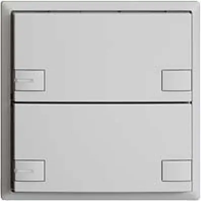 Poussoir KNX RGB EDUE, 250mW, a.LED RGB, 2×poussoir, comm.2×touches, grc 