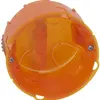 Scatola INC Batibox 2 moduli multimateriale Ø80×50mm norma euro arancione 