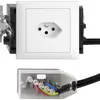 EB-Steckdose EDIZIOdue T13 L3 weiss 49…69mm Snap für Technofil 