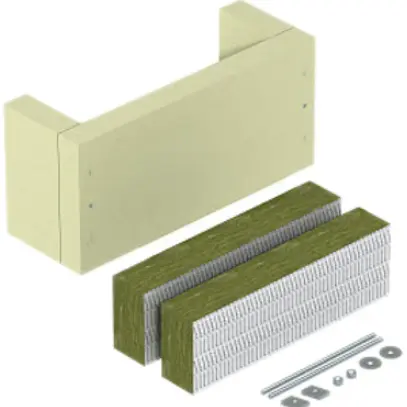 Décharge de traction Bettermann pour câblage vertical 340×160×140mm 