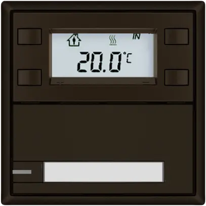 RTH-Taster EDIZIO.liv SNAPFIX® m.RGB-LED Pap.1×Taste 1-Tbed.br 