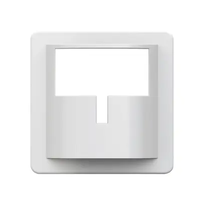 Placca frontale Hager basico H per rilevatore di movimento bianco 