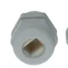 Presse-étoupe Plica FLAKA, M40 pour câble 10×27mm ovale 15mm PA IP68 gris clair 