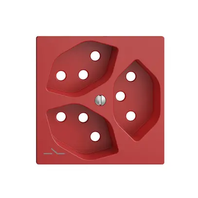 Placca frontale 3×T13,S EDIZIOdue berry 