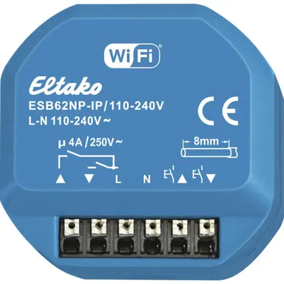 Actionneur de jalousie RF INC Eltako ESB62NP-IP/110-240V Apple Home 