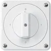 UP-Drehschalter robusto IP55 S0/1P weiss für Kombination 