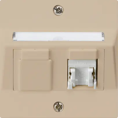 Kit di montaggio INC kallysto A cat.5e 1RJ45/u beige 