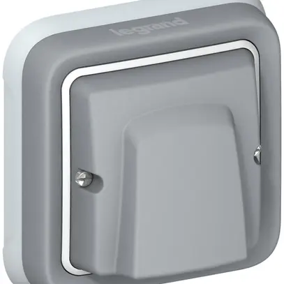 UP-Kabelausgang PLEXO 16A 250V grau mit Zugentlastung 