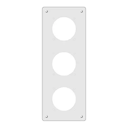 Plaque de montage FH 3×1 GV 