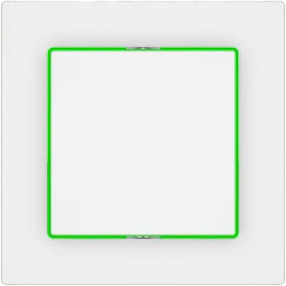 Interruttore a pulsante luminoso EDIZIO.liv SNAPFIX® 3/1L lent.lat.KS ve bi 