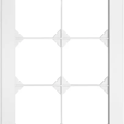 En-tête ENC EDIZIO.liv SNAPFIX® 3×2 pour combinaisons au choix blanc 