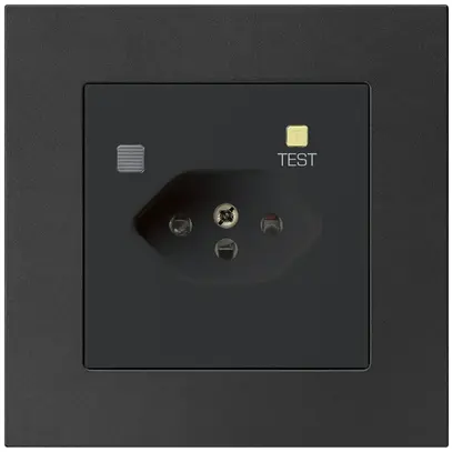 Presa INC KPR T13 FI 30mA nero 