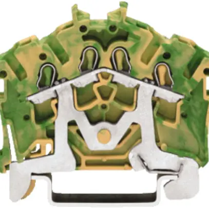 Borne de passage WAGO TOPJOB S 2.5mm² 4L vert/jaune 