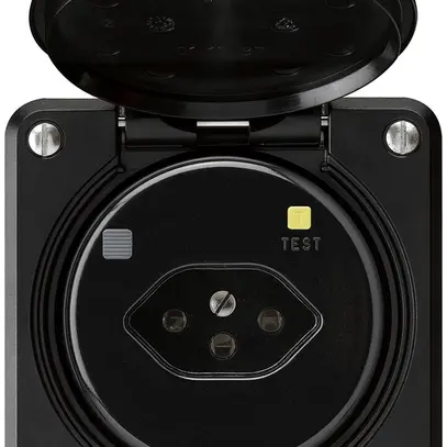 Presa FI INC robusto C T13 30mA nero 