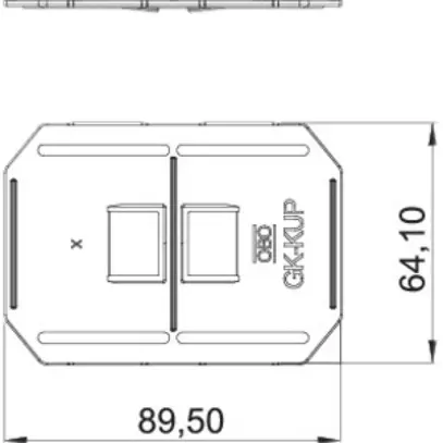 Coupleur Bettermann pour canaux GK 