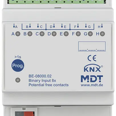 Entrée binaire KNX AMD MDT BE-08000.02 8-can 12V 4UM 